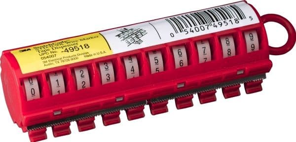 HANDY MARKER MED TAPE 0-9