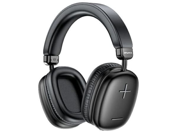 AWEI Bluetooth-hodetelefoner AT6 svart