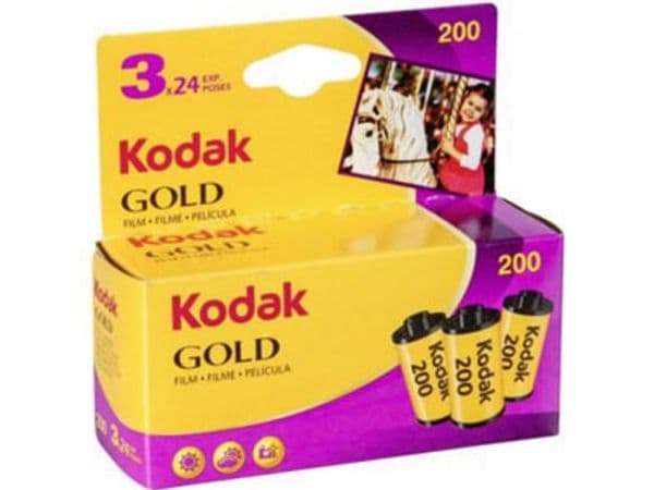 Kodak Gold 200, 3 kpl