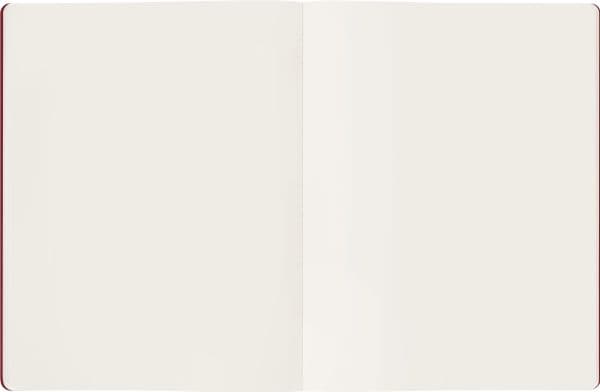 Student Cahier Blank XXL Rød