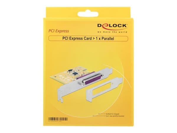 Delock PCI Express Card 1 x Parallel - Parallelladapter - PCIe 2.0 - IEEE 1284