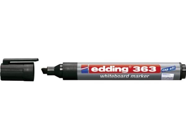 Whiteboardmarker edding 363, skrå, sort