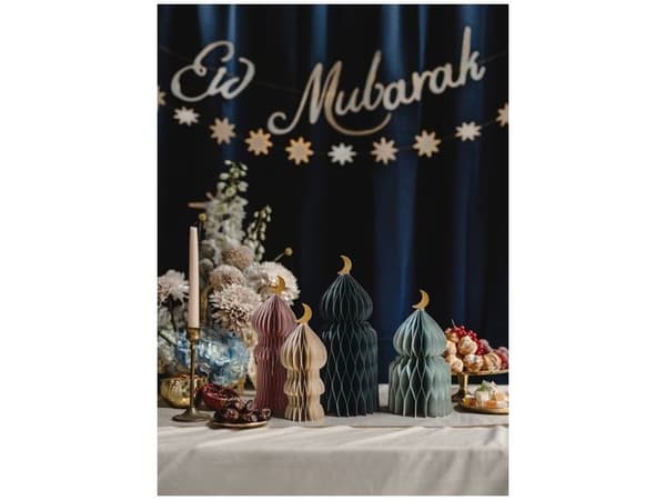 Eid Mubarak papirvæv, 4 stk