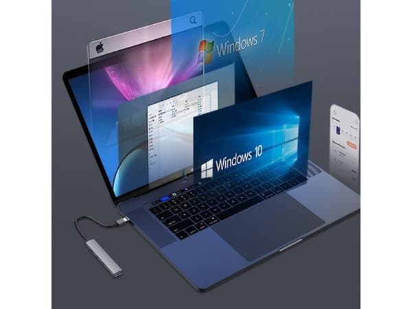 Orico AH-A13 USB-A hub dockningsstation 1x USB-A 3.0 + 3x USB-A 2.0 – grå
