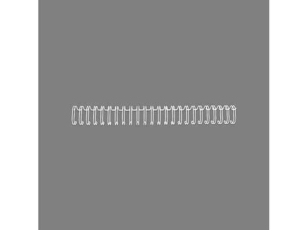 Wire back GBC 3:1 NO5 8mm A5 vit pk/250