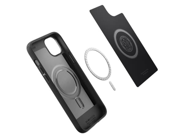 Spigen ACS04918, Suojus, Apple, iPhone 14 Plus, 17 cm (6.7"), Musta