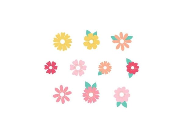 Blomsteretiketter till glas