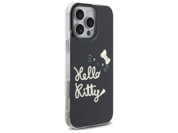 Hello Kitty IML Golden Diva MagSafe Case for iPhone 16 Pro Max - Black