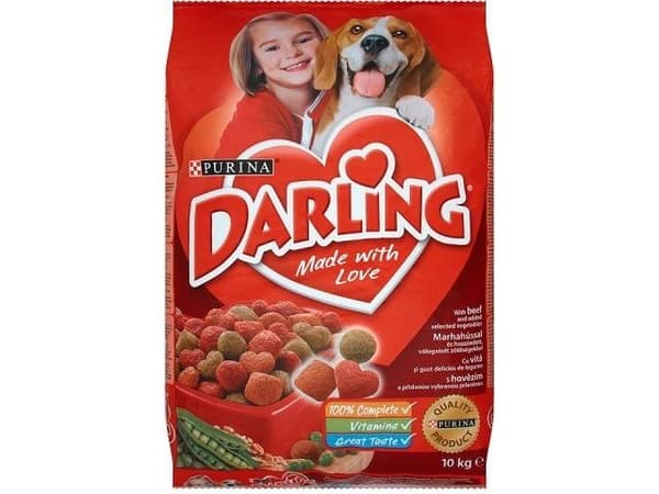 PURINA Darling Beef with chicken - torrfoder för hund - 10 kg