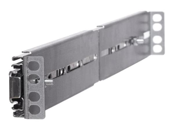 Netrack - Monteringsskinner for rack - sølv - 4U - 19"