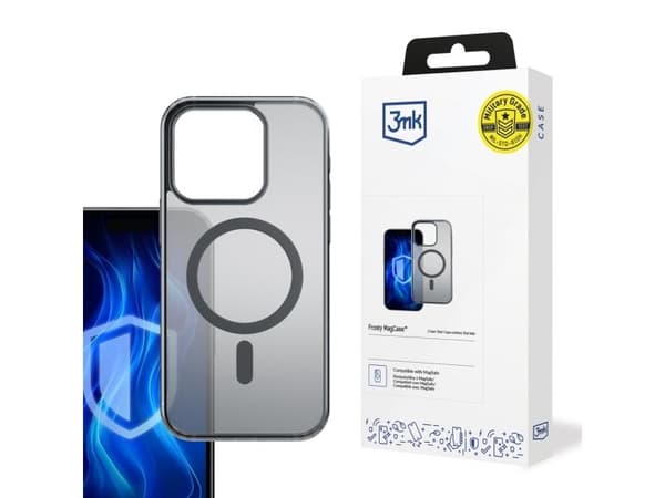 3mk Frosty MagCase for iPhone 14 Pro Max - svart