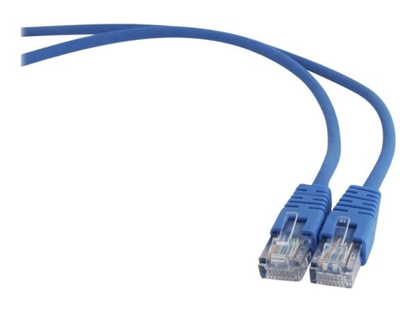 Gembird - Patchkabel - RJ-45 (han) til RJ-45 (han) - 2 m - UTP - CAT 5e - formet - blå