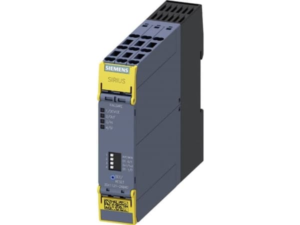 Säkerhetsrelä 3SK1 3NO 1NC 24VDC push