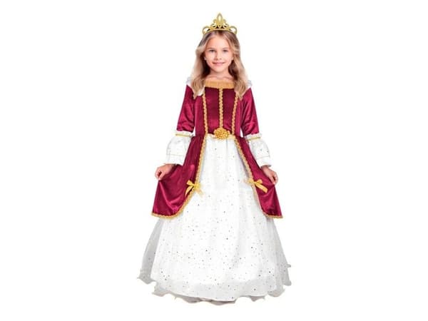 Vingrød prinsessekjole kostyme