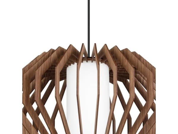 EGLO RUSTICARIA PENDEL E27 SVART/BRUN/VIT