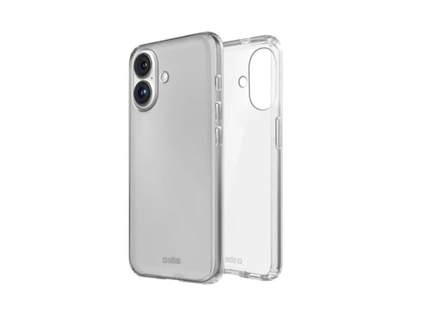 SBS slankt deksel til iPhone 16 - transparent