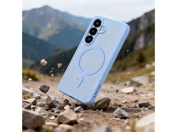 Tech-Protect Magmat MagSafe Case for Samsung Galaxy S26 - Matte Blue