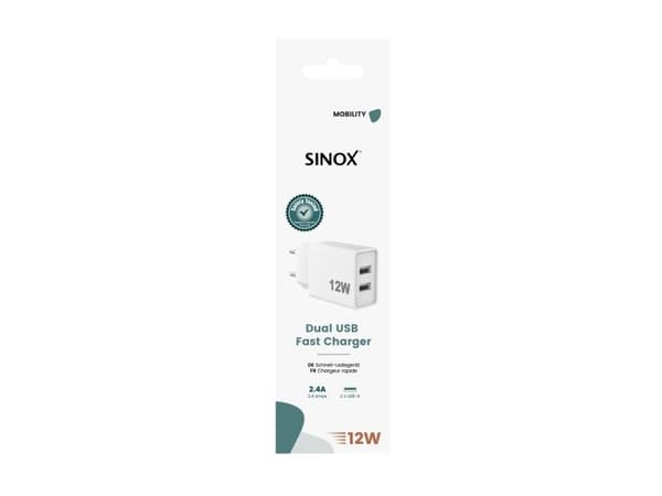 Sinox SOE6012, innendørs, USB, 20 V, hvit