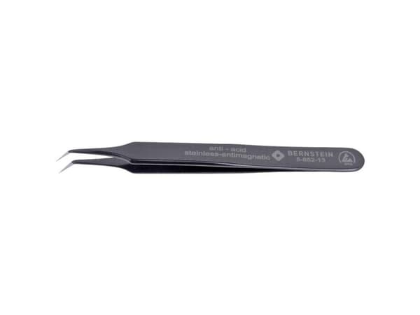 Bernstein 5-852-13, Rustfritt stål, Svart, Flat, Rett, 1 stykker