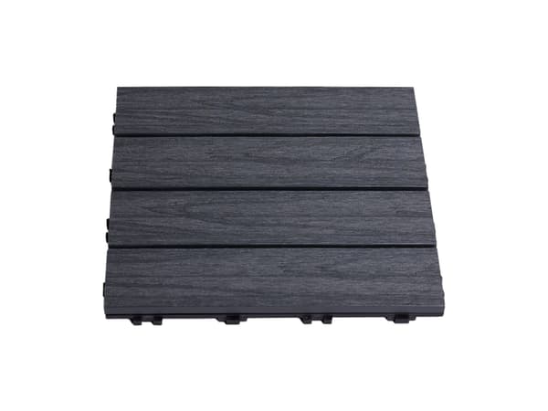 Terassilaatta 30 x 30 cm 4-pack, harmaa HORTUS (801-160)