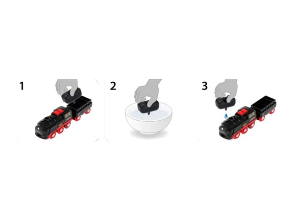 BRIO World 33884 Battery-Operated Steaming Train