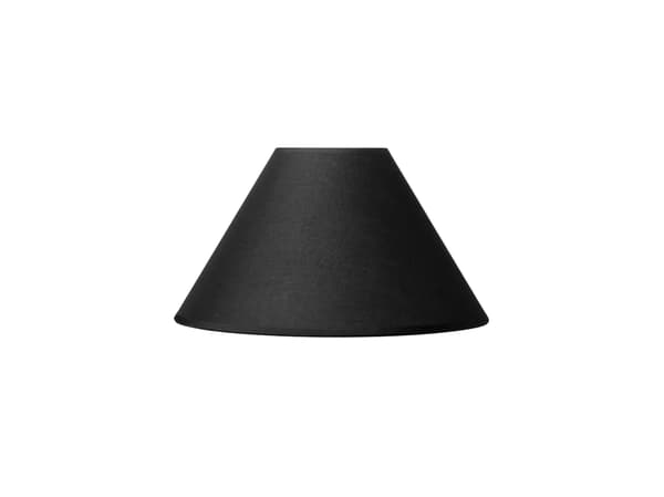 Lampeskjerm EMMA Palacio H 16,5 cm sort