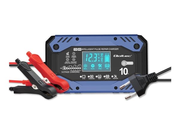 Qoltec batteriladdare - 12 / 24 V