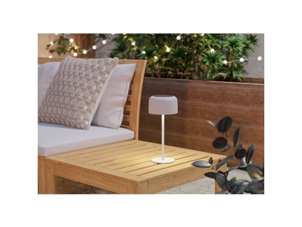 EGLO ROCCANOVA solcelle bord m/ touch hvit