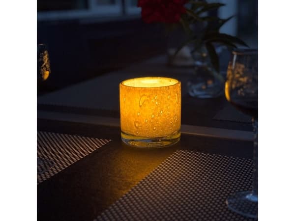 Securit® Stage AYLA, blåst glas återvunnet, gul/orange