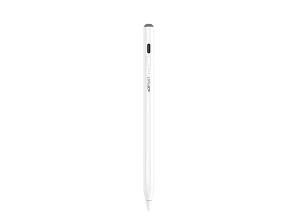 Acefast V2 kapasitativ stylus til iPad med 2 utskiftbare tupper - hvit