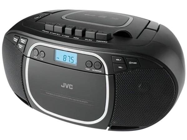 JVC RC-E451B, 1,6 kg, Musta, Kannettava CD-soitin
