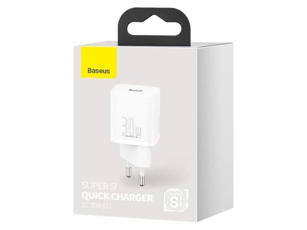 Baseus Super Si - Strömadapter - 30 Watt