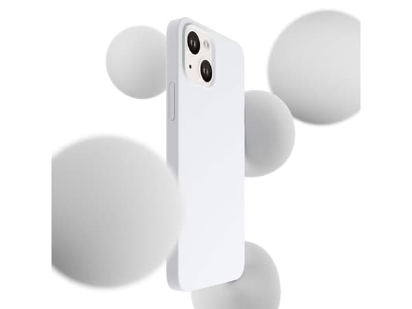 3mk Hardy Silicone MagCase til iPhone 14 Plus - hvit