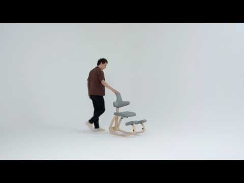 ThatSit knæstol blå/svart