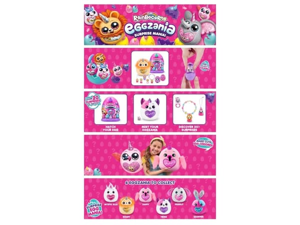 Rainbocorns Eggzania Surprise Mania