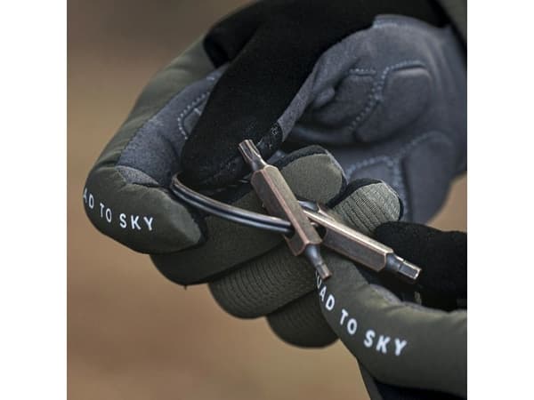 Multitool Rockbros VK-ARCO3 ROAD TO SKY brelok 6w1 - brazowy