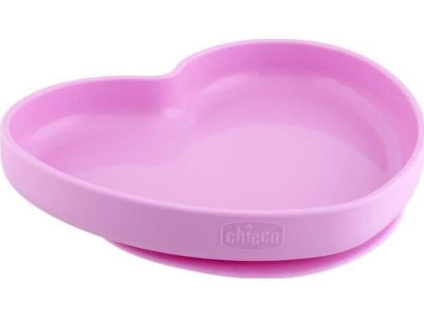 Chicco CHICCO-silikonisydän imukupilla - vaaleanpunainen - 9m +
