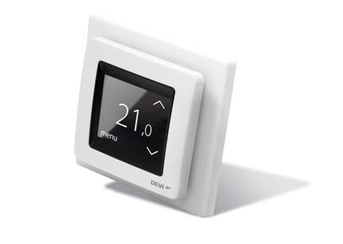 DEVIreg Touch intuitiv, programmerbar tidstermostat med trådsensor för EURO-lådor