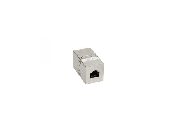 InLine 4043718041084, RJ45, RJ45, Hunkjønn/Hunkjønn, Sølv