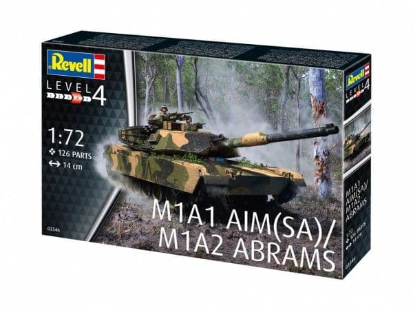 M1A2 Abrams stridsvagn 1:72