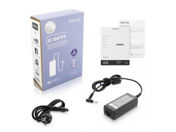 MITSU strømadapter 19,5V 2,31A (4.5X3.0 pin) - HP