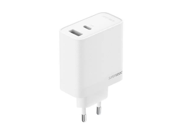 OPPO SUPERVOOC - Strømadapter - 80 watt (USB) - hvit