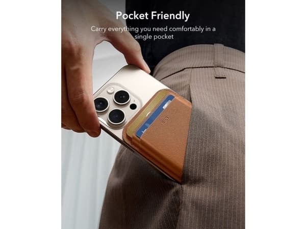ESR HaloLock magnetic wallet (brown)