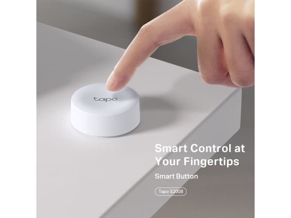 TP-Link Tapo S200B, Trådlös, Vit, Vägg, 868, 922 MHz, inomhus, Android, iOS