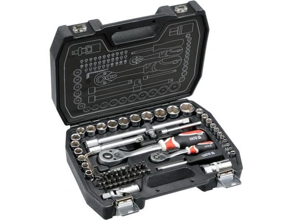 YATO SET OF KEYS 1/4" / 1/2" 72 elements.