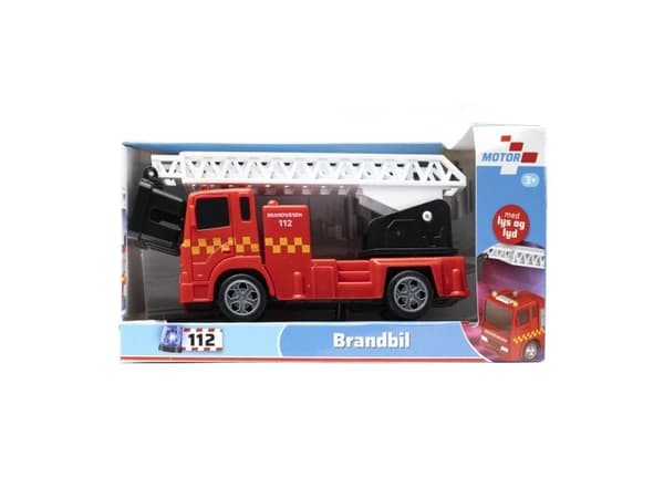 Brandbil 14,5cm m/lys og lyd