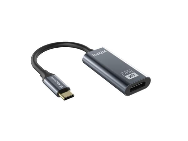 Wozinsky WACH-01 USB-C - HDMI 4K 60Hz -sovitin - musta