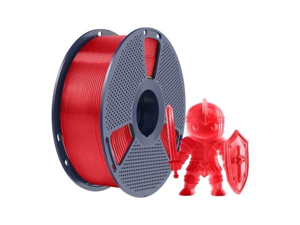 Sunlu PLA+ filament (transparent röd)