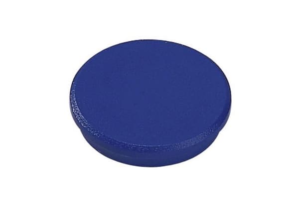 Magneetti, pyöreä, 32 mm, sininen, pakkaus 10 stk.