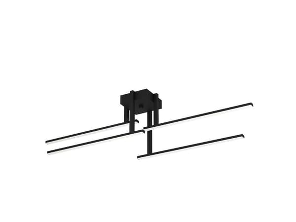 EGLO IPOLITTO LOFT 4L 3600 lm sort/hvit